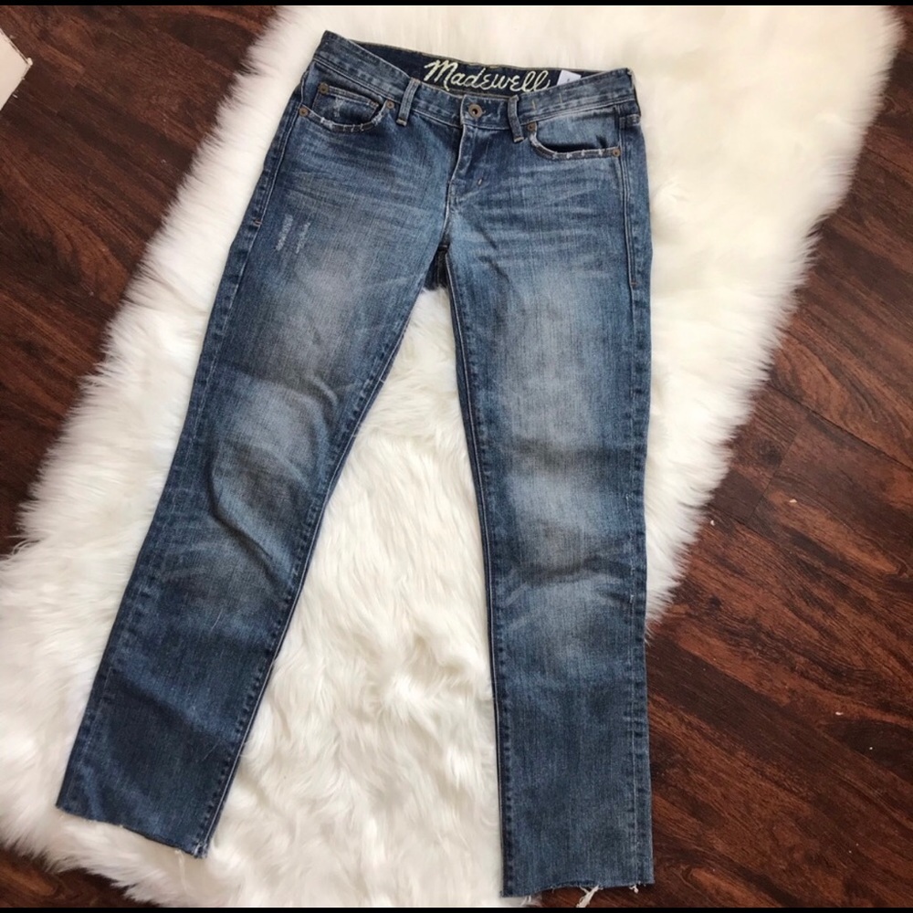 madewell size 26 straight jeans